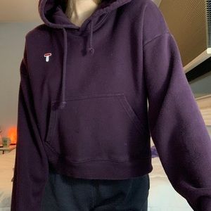 TNA dark purple hoodie